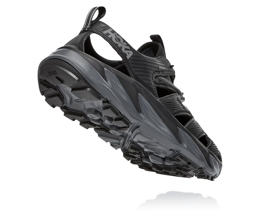 Hoka One One Hopara Sandaler Herr - Svarta - HWNZX-5267